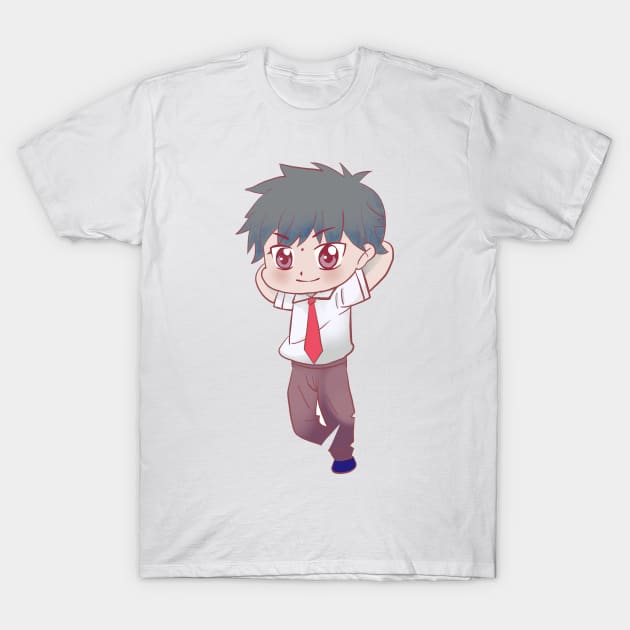 cute boy #004 T-Shirt by cutequokka